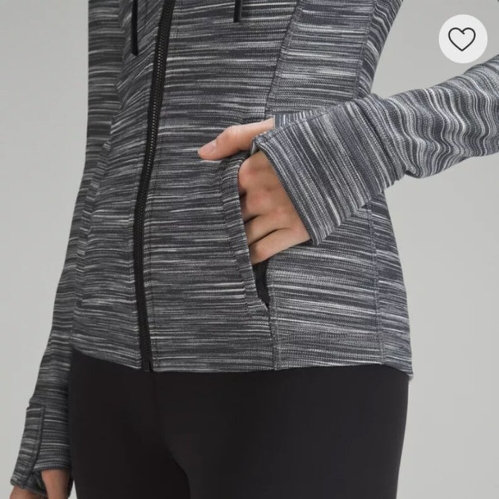 Lululemon Hooded Define Jacket Nulu Grey Size 6 - Picture 5 of 16